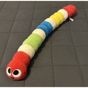 Slither.io WORM  Plush Multicolor Bendable BONKERS Stuffed Toy 24"